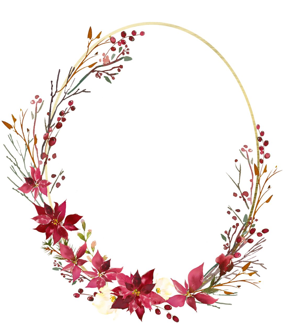 Floral frame PNG    图片编号:81018