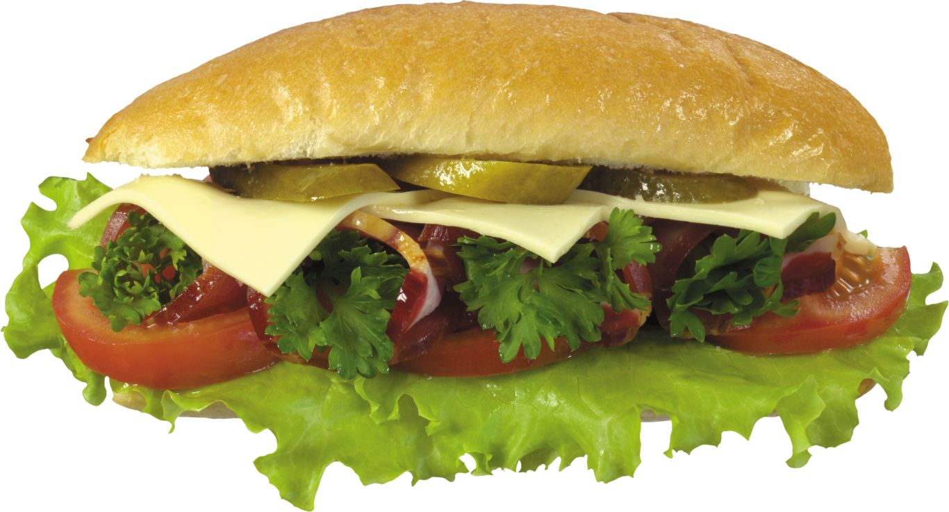 hamburger, burger PNG image    图片编号:4121
