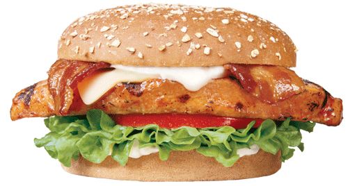hamburger, burger PNG image    图片编号:4124