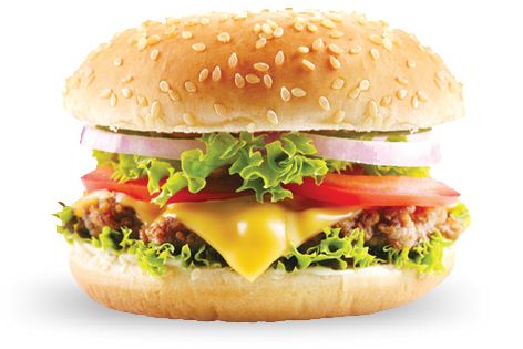 hamburger, burger PNG image    图片编号:4132