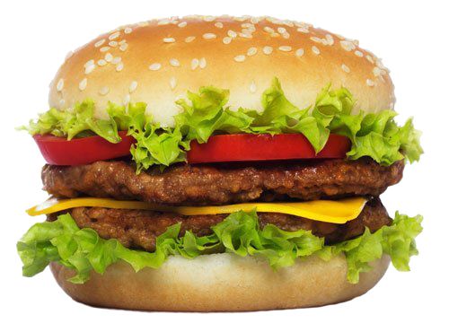 hamburger, burger PNG image    图片编号:4133