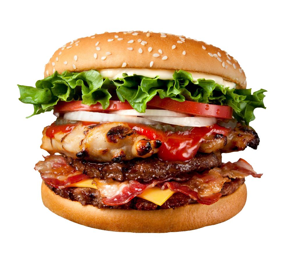 hamburger, burger PNG image    图片编号:4135
