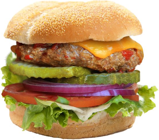 hamburger, burger PNG image    图片编号:4153