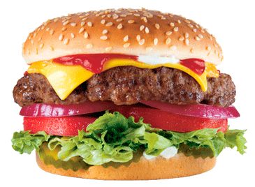 hamburger, burger PNG image    图片编号:4160