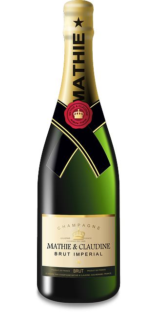 Champagne bottle PNG    图片编号:17425