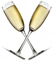 Champagne glasses PNG    图片编号:17430