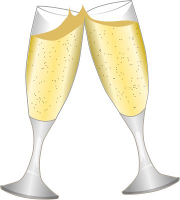 Champagne glasses PNG    图片编号:17468