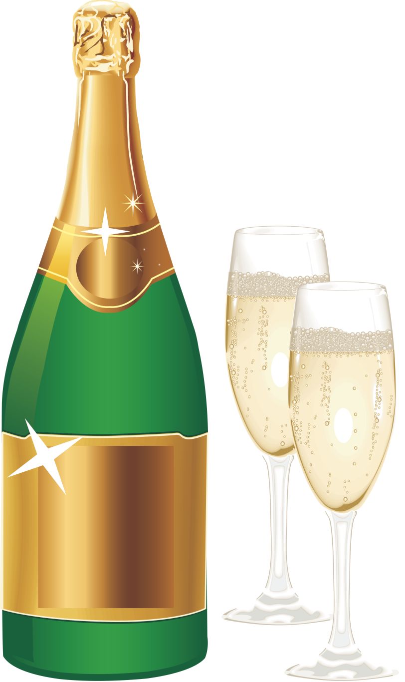 Champagne PNG transparent image    图片编号:97046