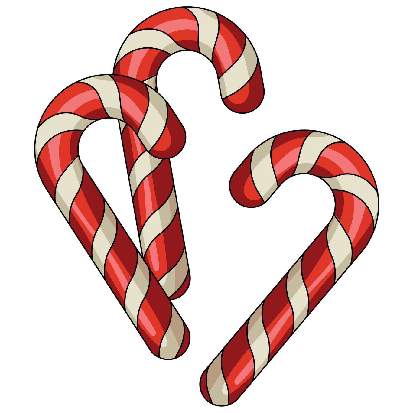 Candy cane PNG    图片编号:97285