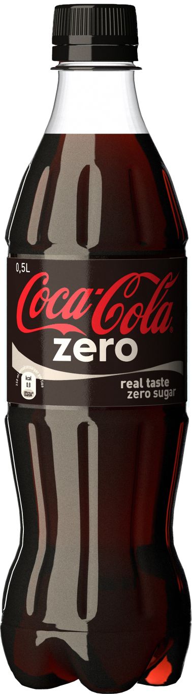 Coca Cola Zero bottle PNG image    图片编号:8905