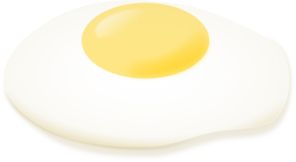 Fried egg PNG image    图片编号:4489