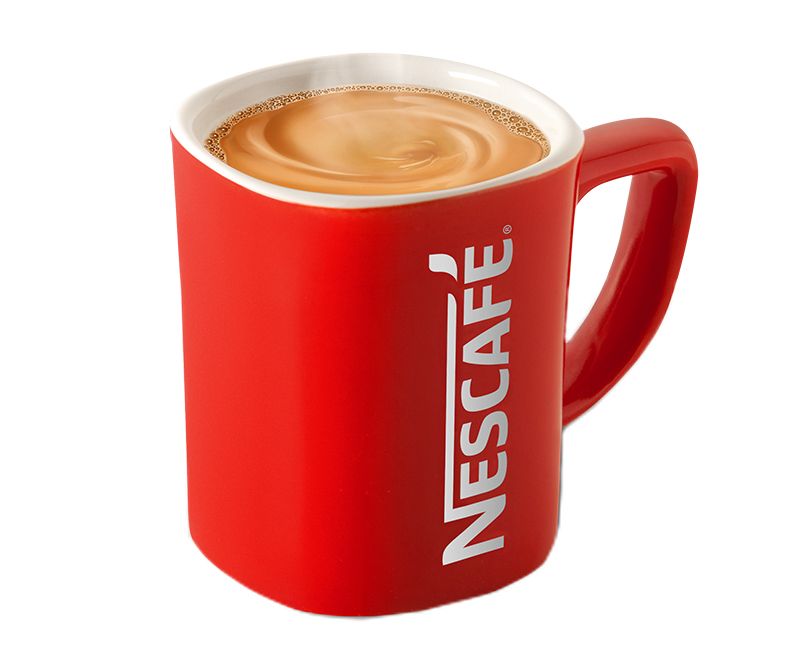 Nescafe red mug coffee PNG    图片编号:16891