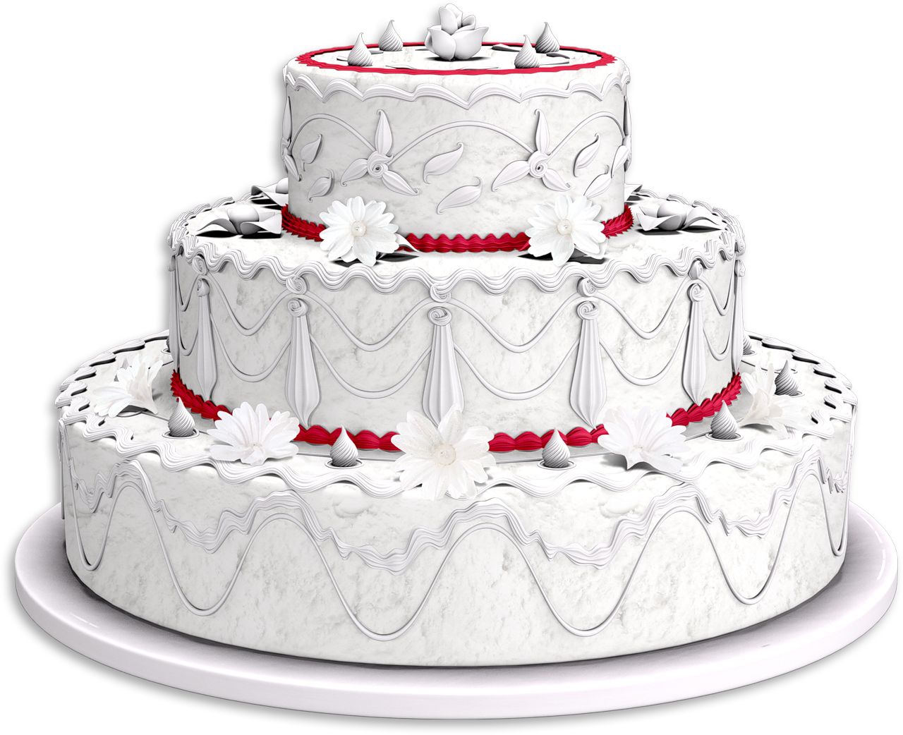 Wedding cake PNG    图片编号:19449