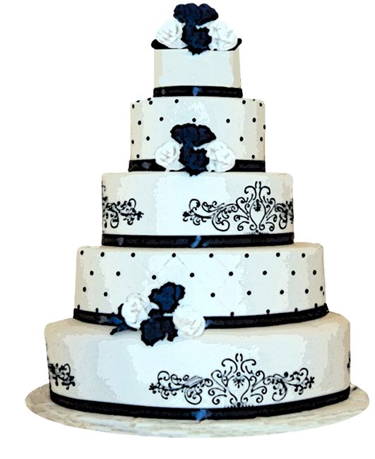 Wedding cake PNG    图片编号:19458