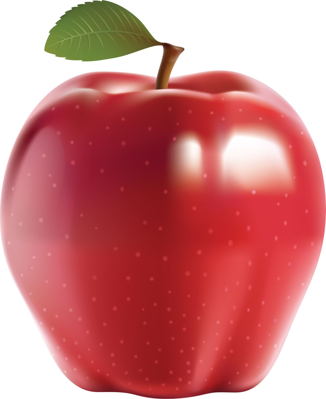 big red apple PNG    图片编号:12406