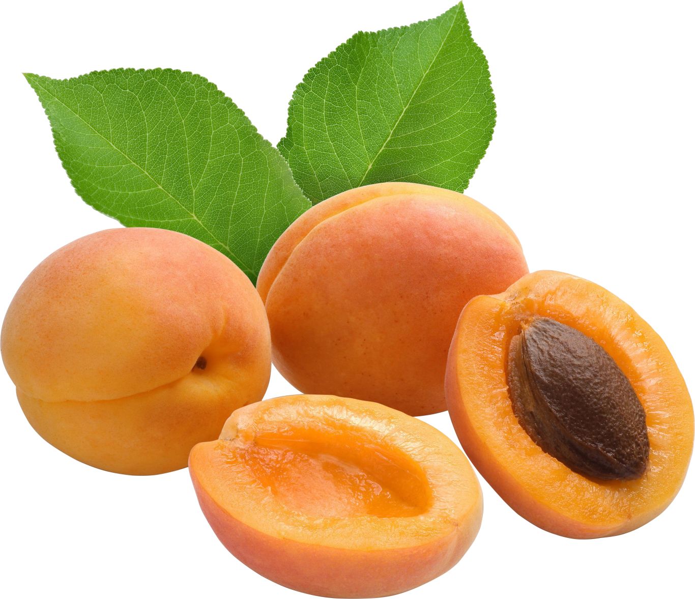 Sliced Apricots transparent image PNG    图片编号:104234