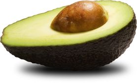 Cutted green avocado PNG    图片编号:15515