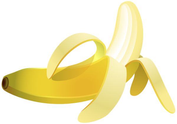 Banana PNG picture peeled    图片编号:104239