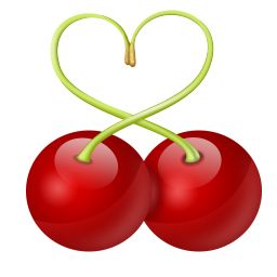 red cherry PNG image, free download    图片编号:610