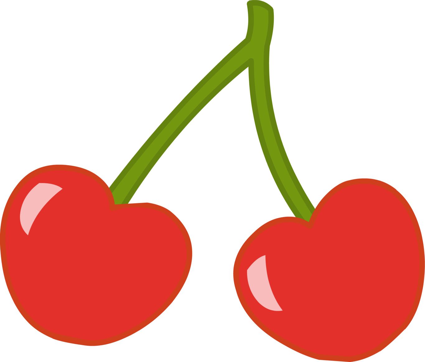 red cherry PNG image, free download    图片编号:632