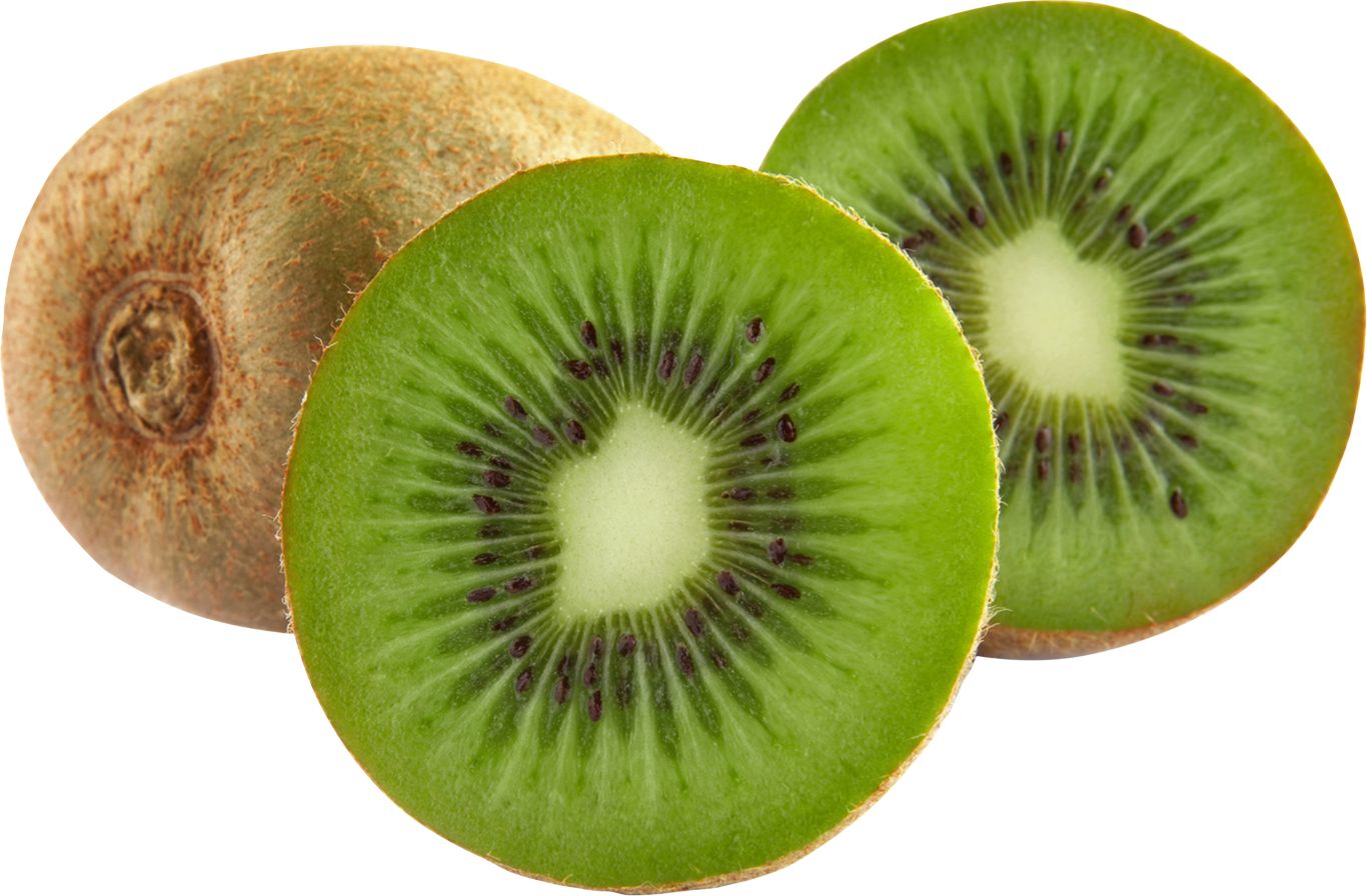 Green cutted kiwi PNG image    图片编号:4034