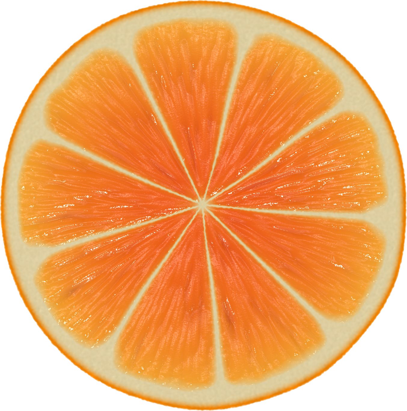 cutted orange PNG    图片编号:748
