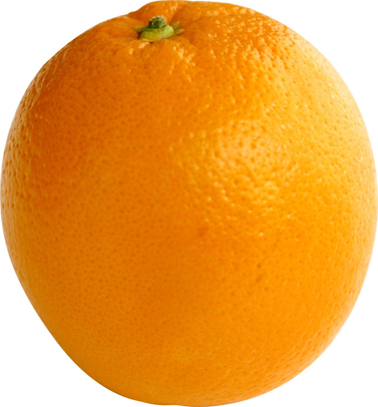 big ripe orange PNG image    图片编号:752