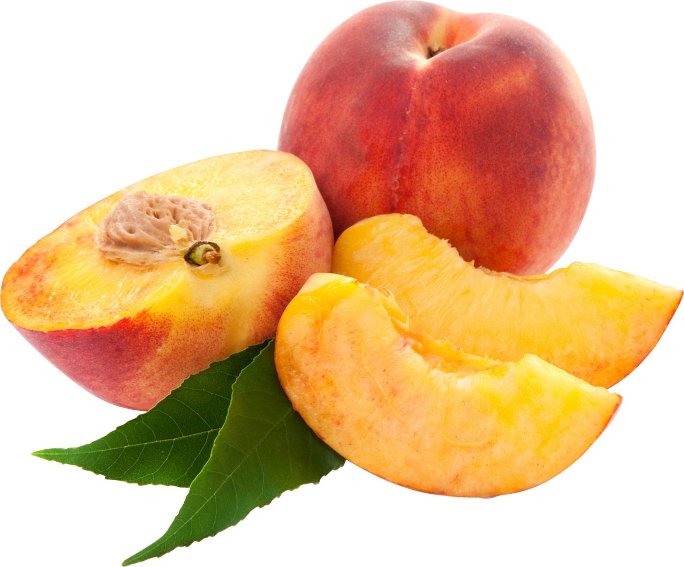 sliced peaches PNG image    图片编号:4831