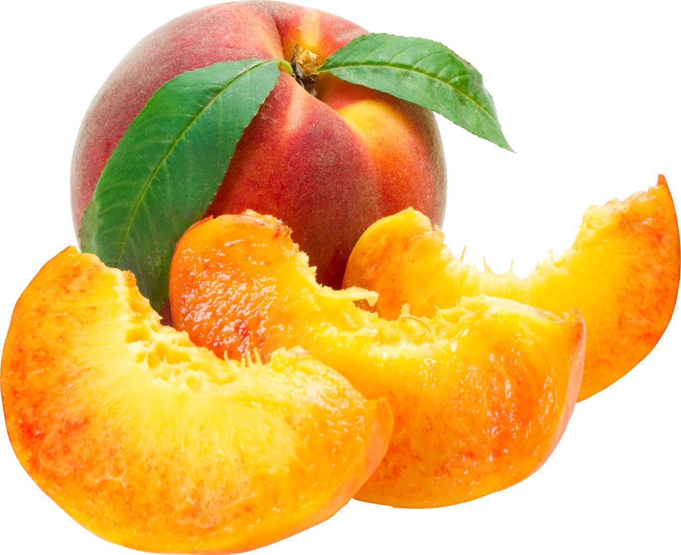 sliced peaches PNG image    图片编号:4833