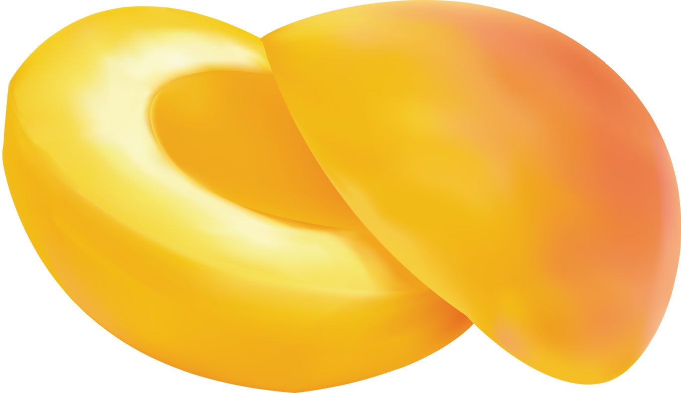 sliced peaches PNG image    图片编号:4904