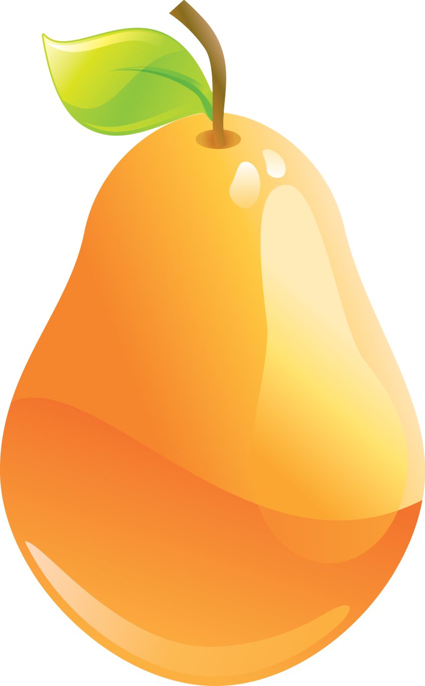 Yellow pear PNG image    图片编号:3468