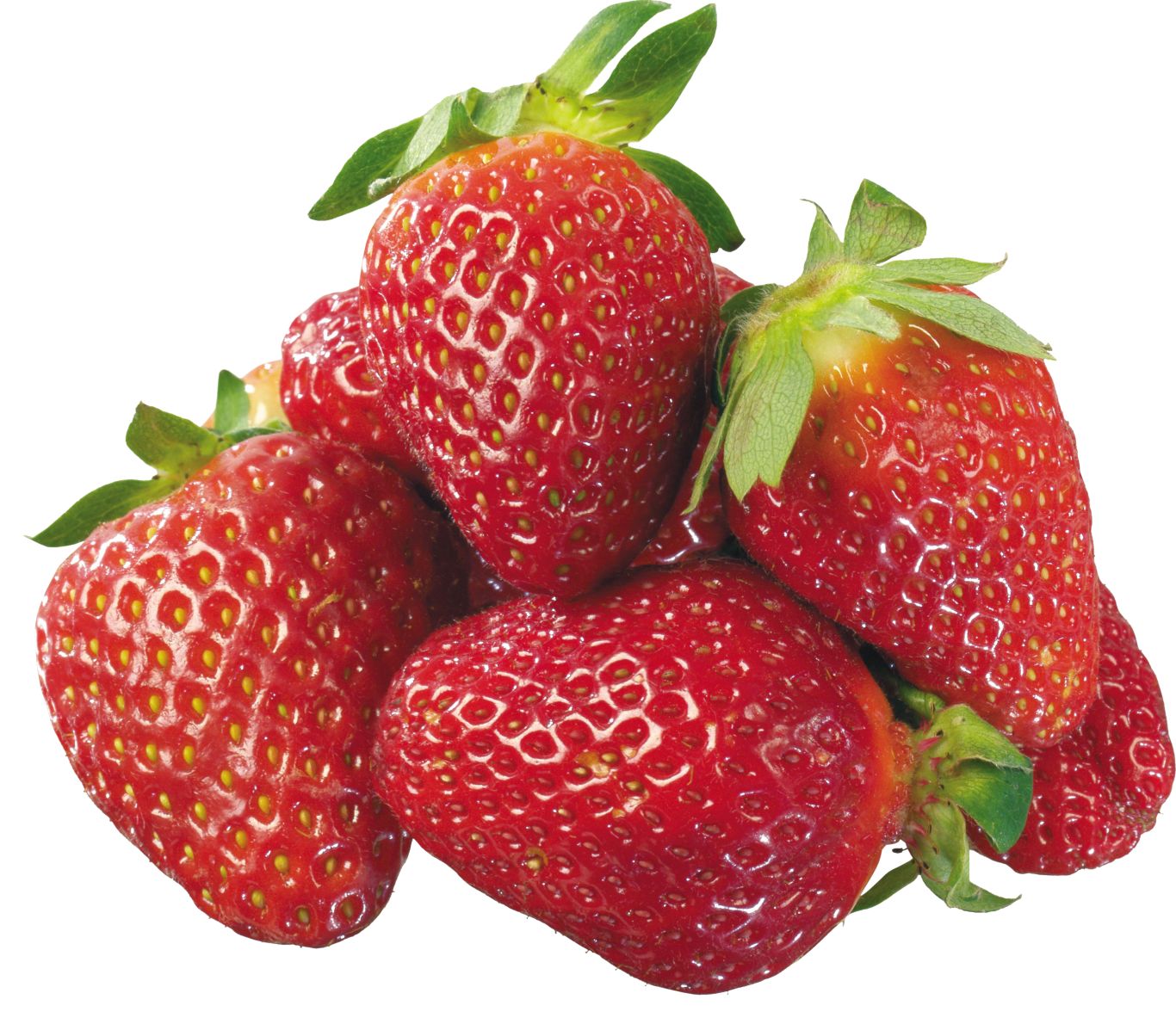 Ripe strawberries PNG image    图片编号:2601