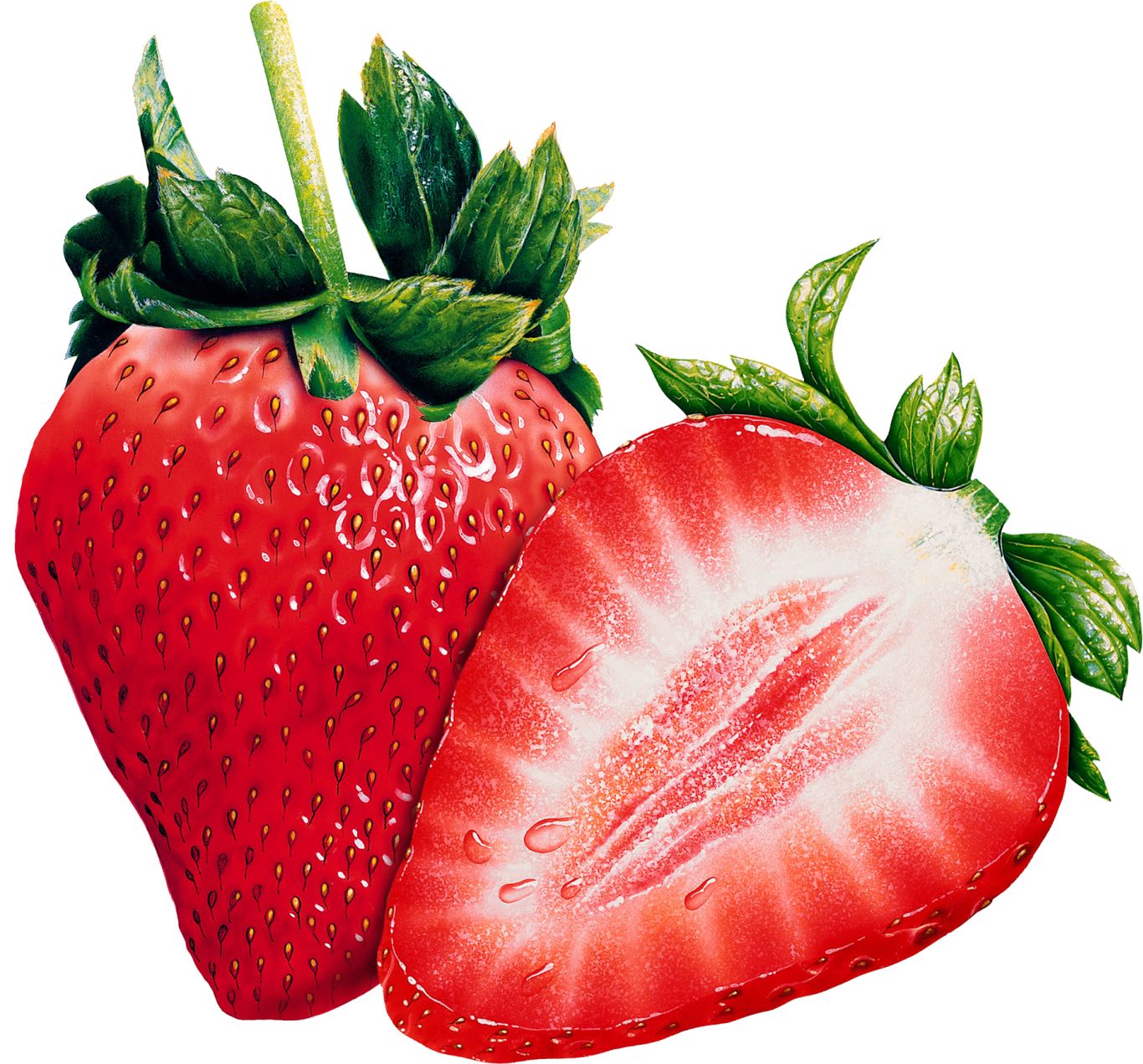 Cutted strawberry PNG    图片编号:2614
