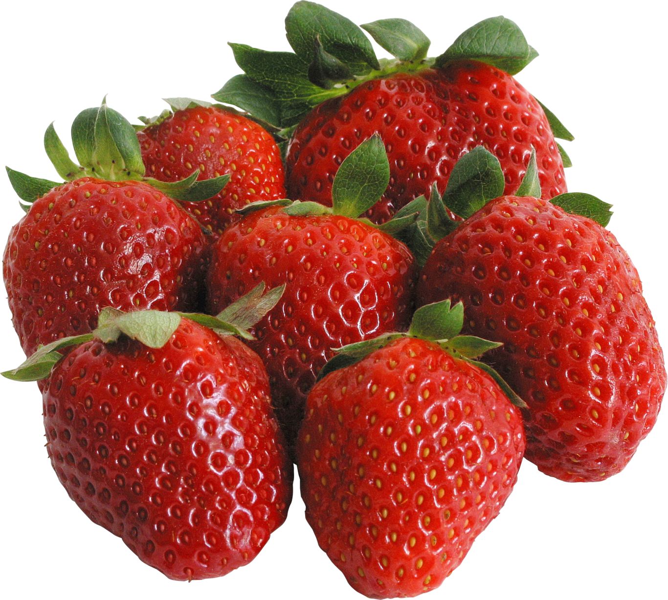 Strawberries PNG transparent image    图片编号:2615