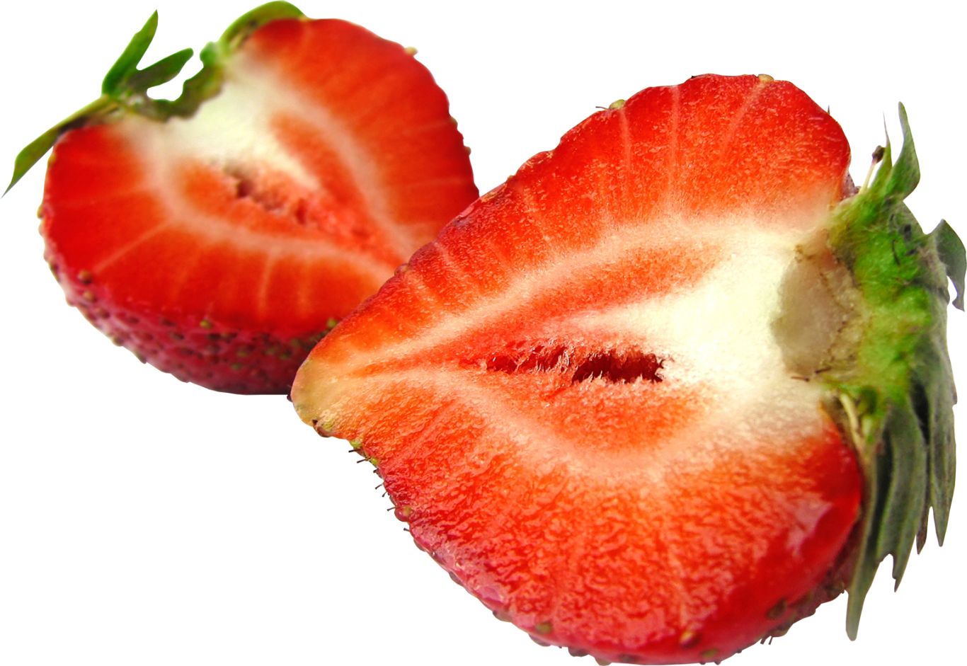 Cut strawberry PNG    图片编号:2628