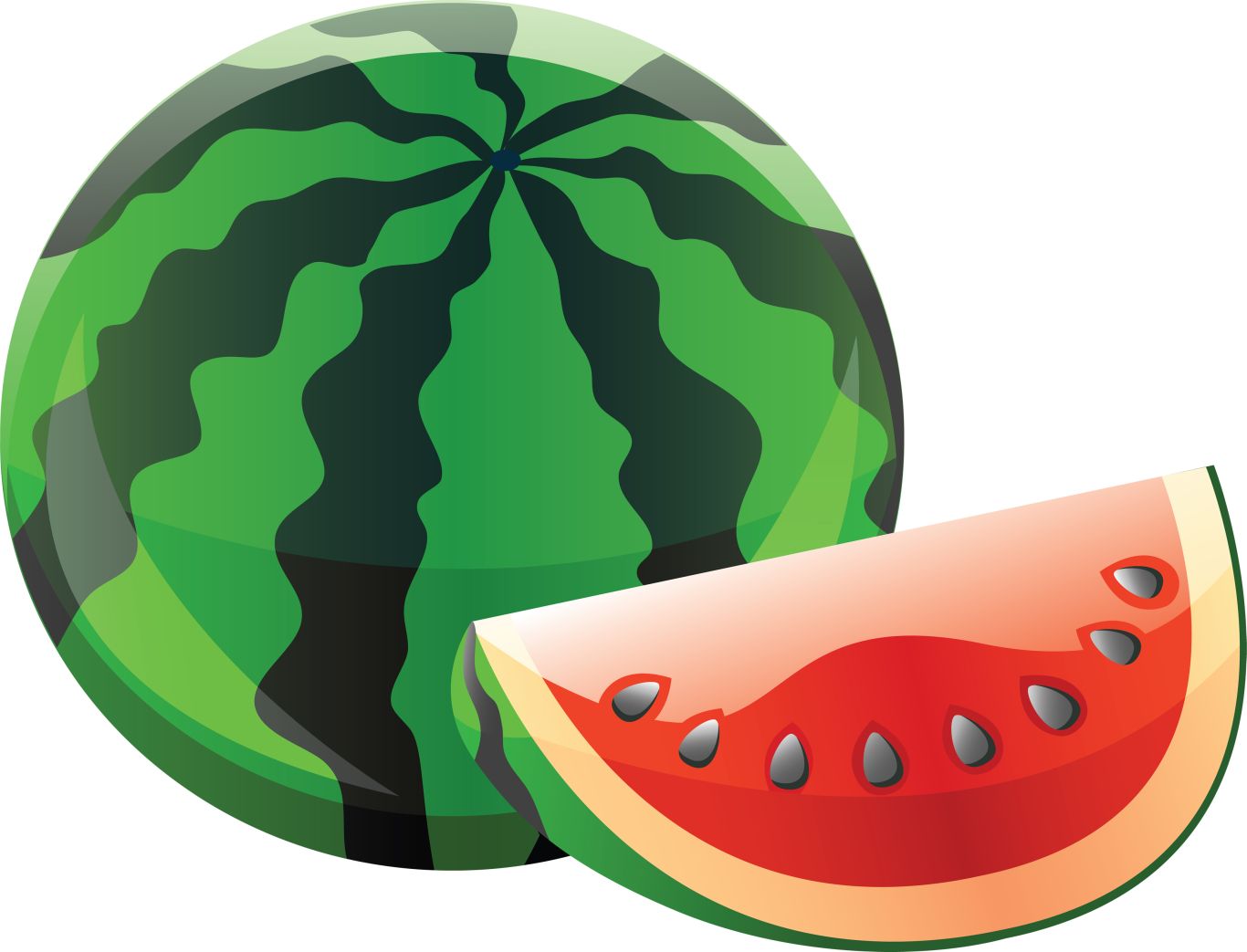 watermelon PNG image    图片编号:2655