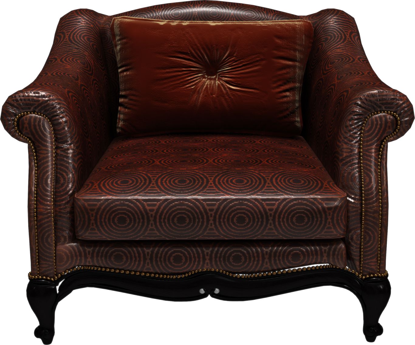 Brown armchair PNG image    图片编号:7012
