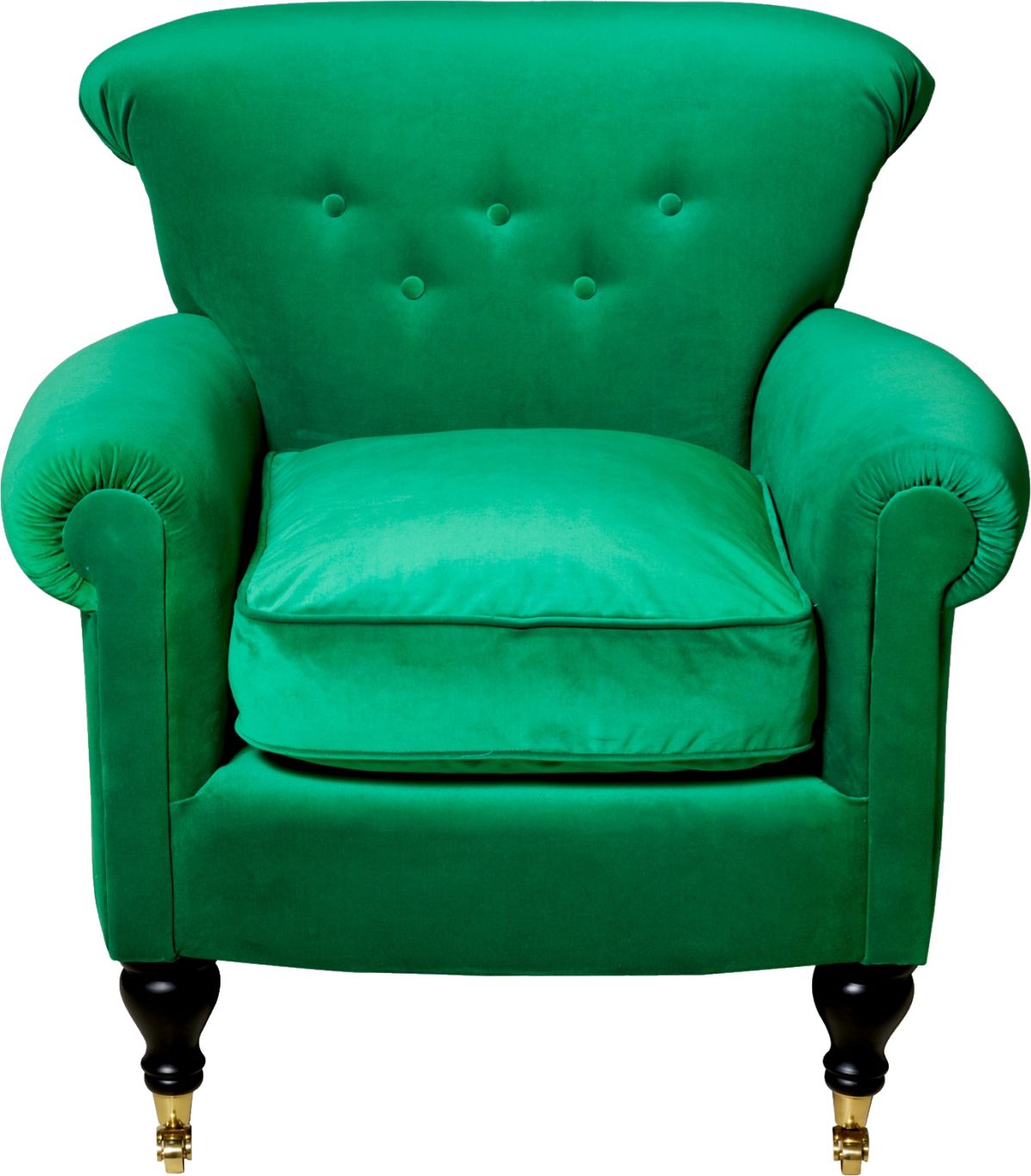 Green armchair PNG image    图片编号:7025