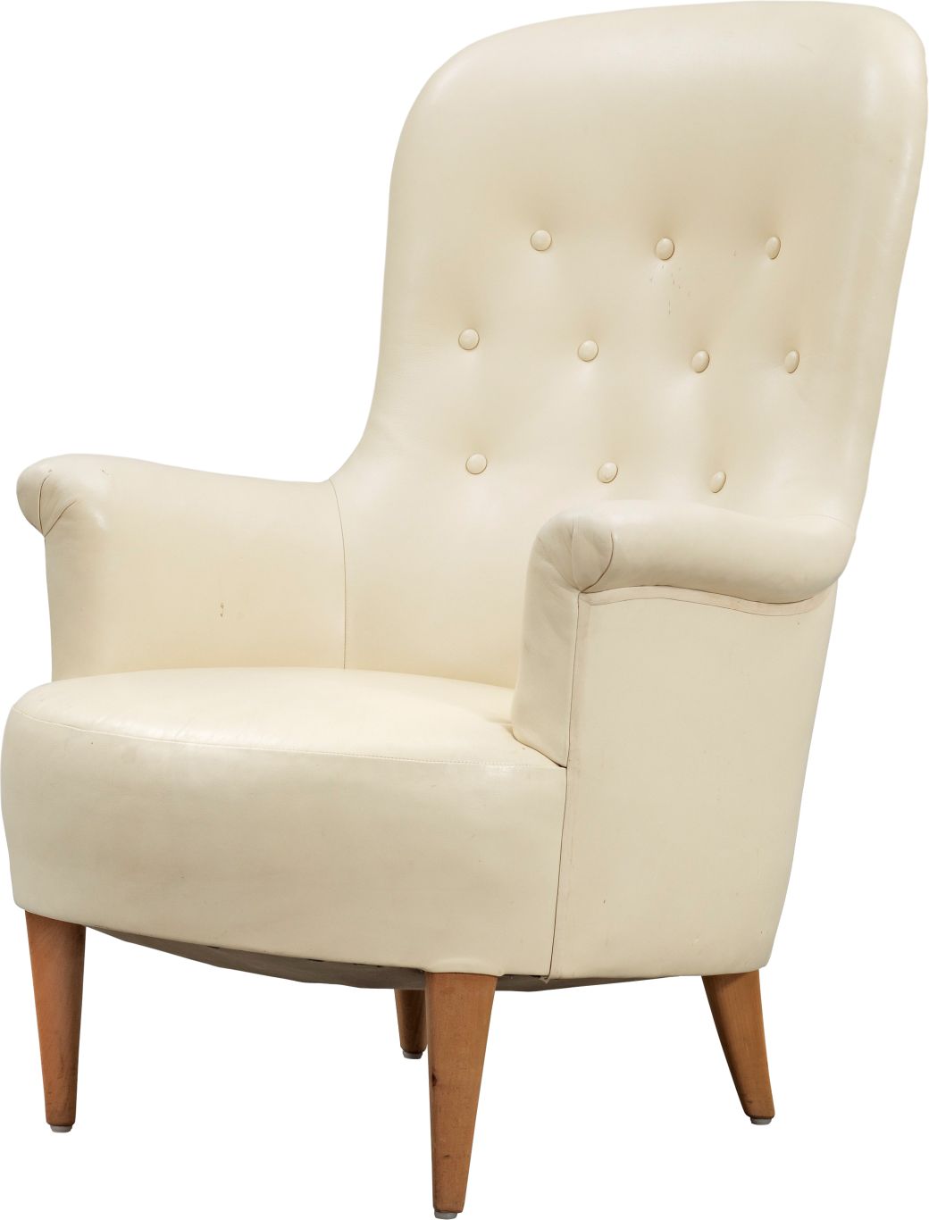 White armchair PNG image    图片编号:7063