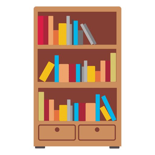 Bookshelf, bookcase PNG    图片编号:107078