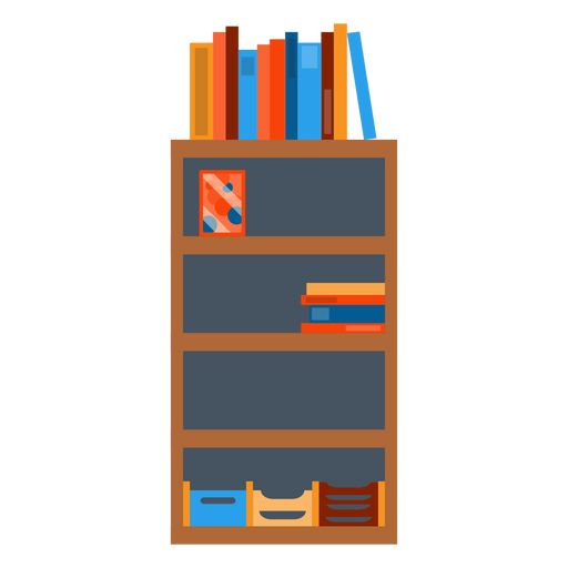 Bookshelf, bookcase PNG    图片编号:107079