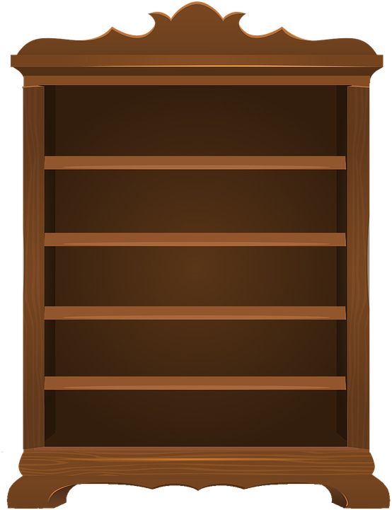 Bookshelf, bookcase PNG    图片编号:107090