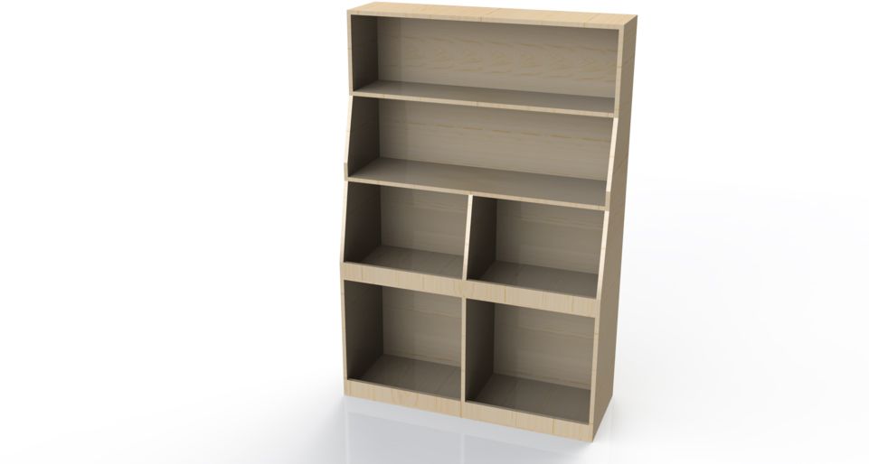 Bookshelf, bookcase PNG    图片编号:107134