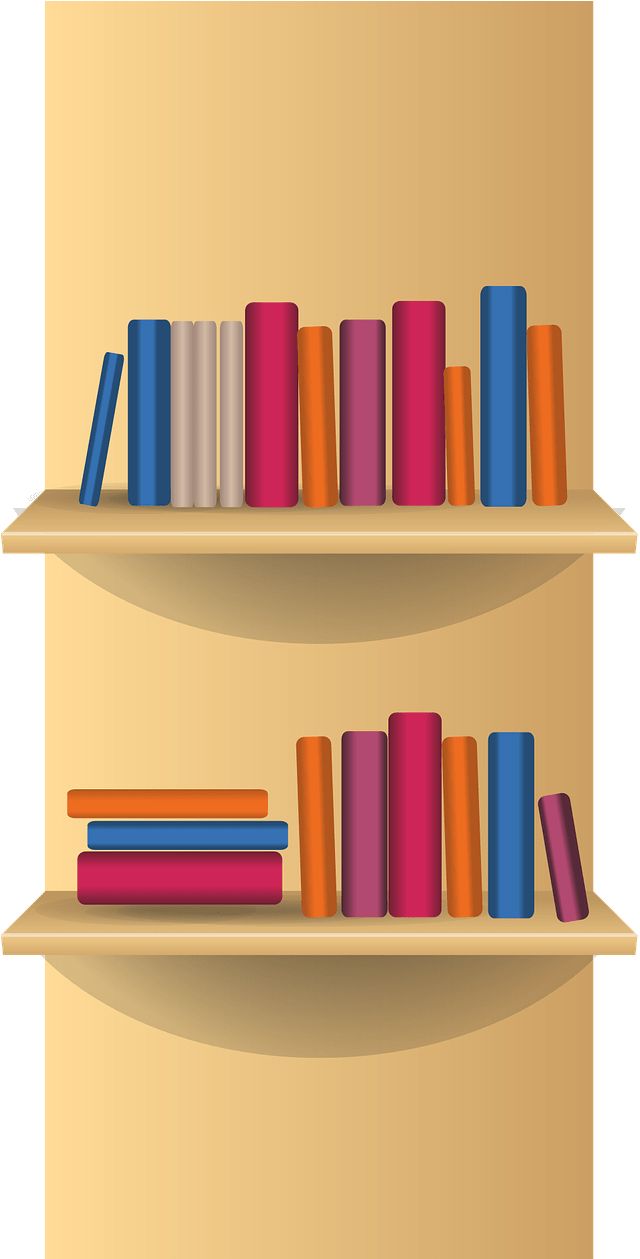 Bookshelf, bookcase PNG    图片编号:107135