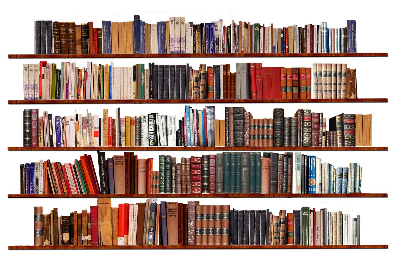 Bookshelf, bookcase PNG    图片编号:107151