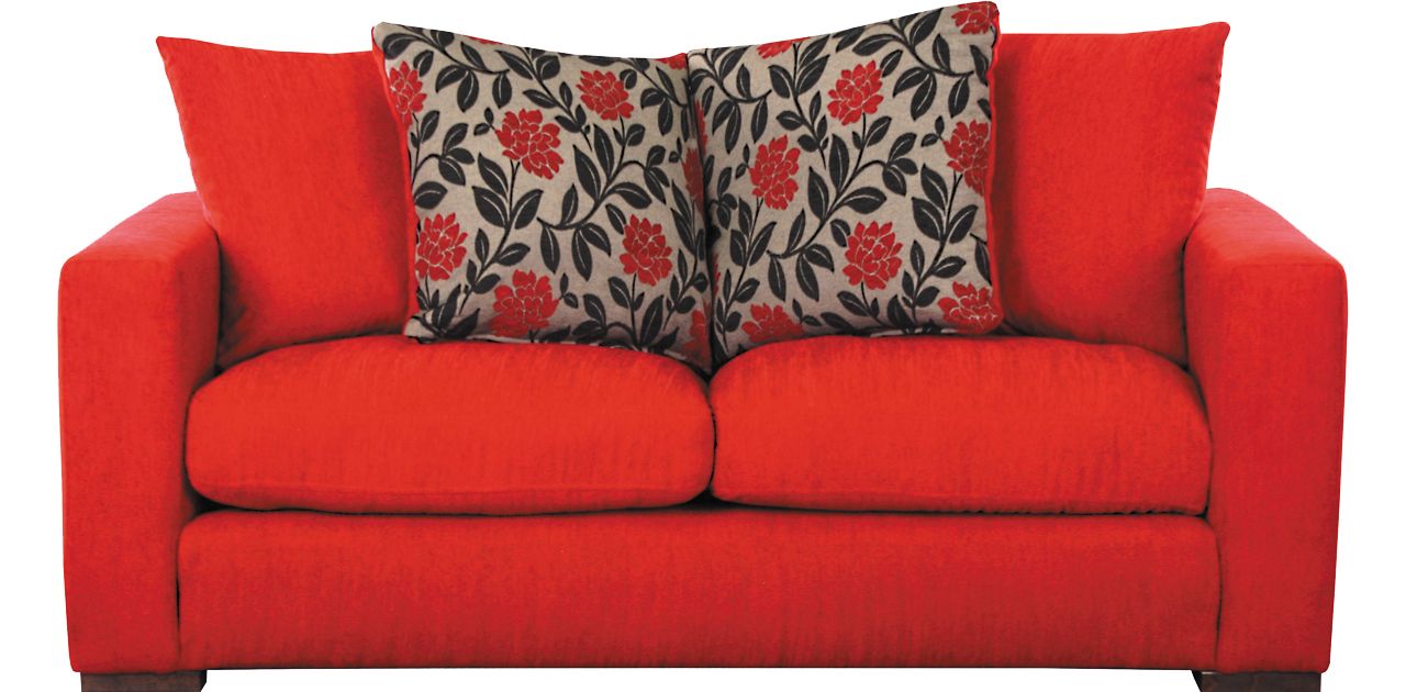 Red sofa PNG image    图片编号:6936