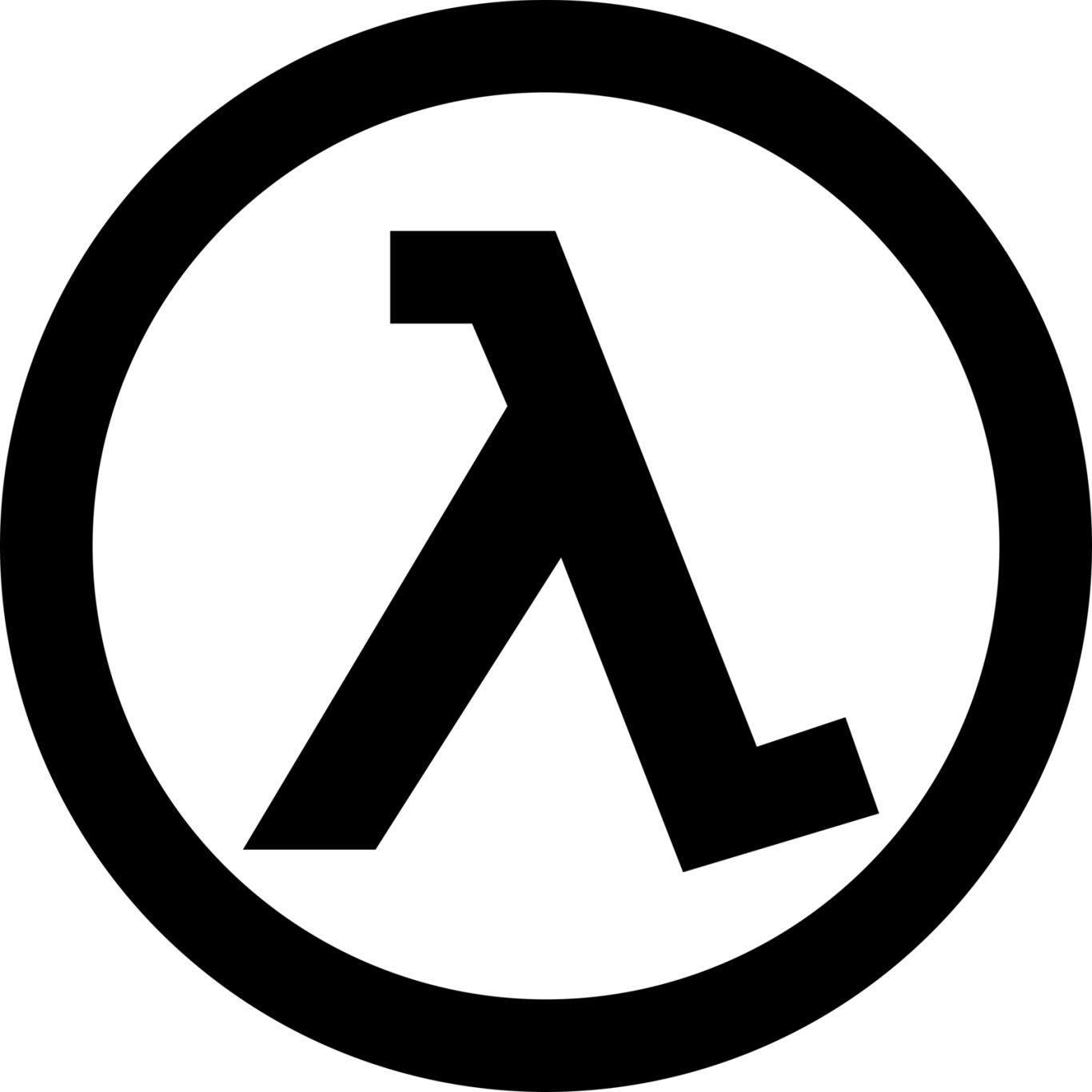 Half-Life logo PNG    图片编号:59175