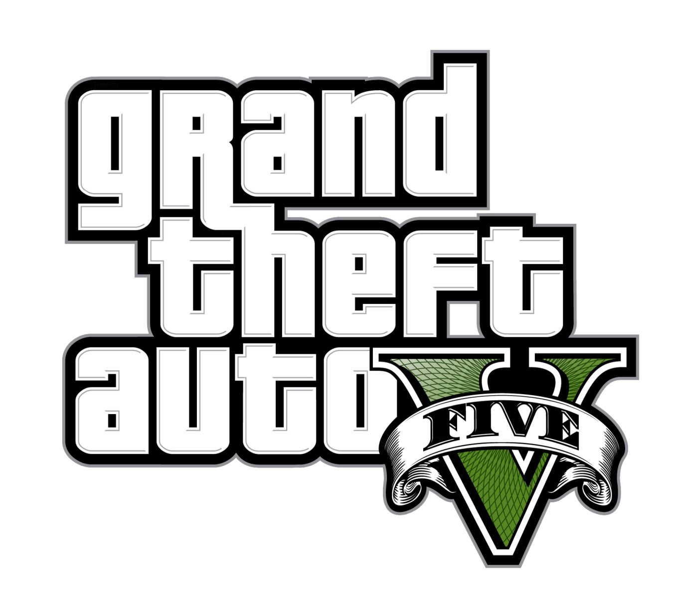 GTA 5 logo PNG    图片编号:92330