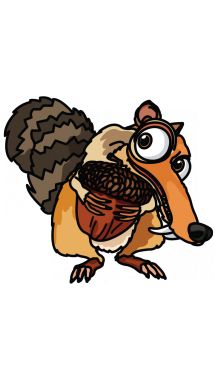 Ice Age squirrel PNG    图片编号:31051