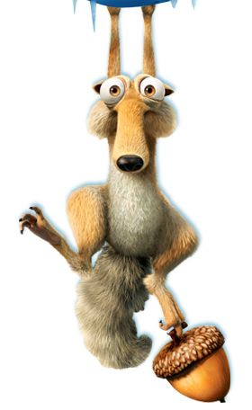 Ice Age squirrel PNG    图片编号:31096
